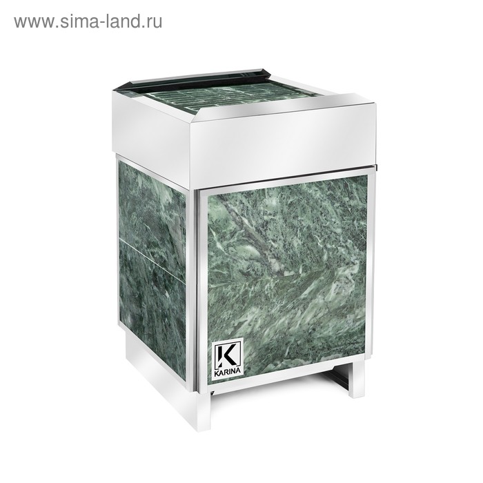 фото Электрическая печь karina elite 12, нержавеющая сталь, камень змеевик