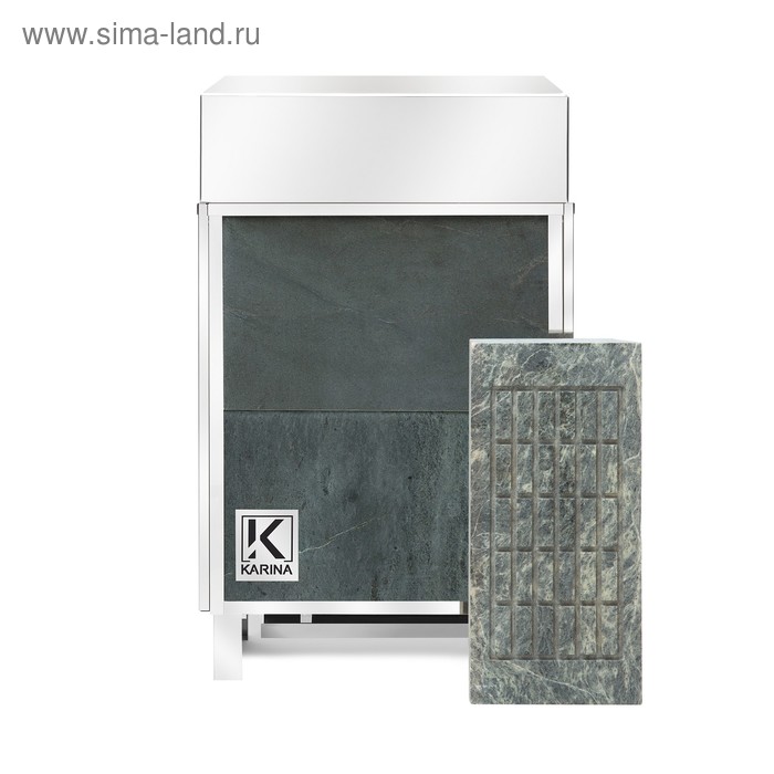 фото Электрическая печь karina elite 18, нержавеющая сталь, камень талькохлорит
