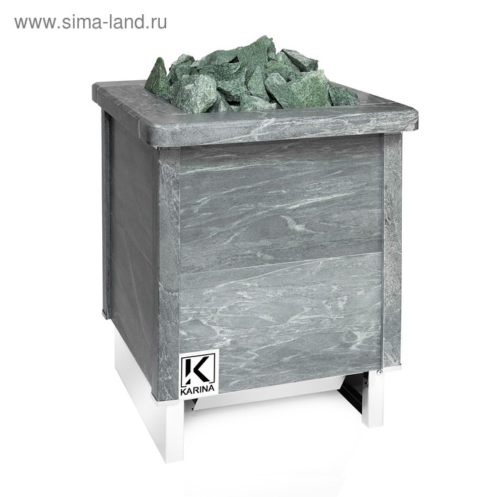 Электрическая печь Karina Quadro 15, нержавеющая сталь, камень талькохлорит