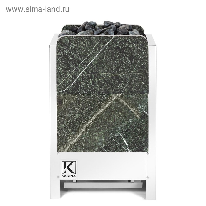 Электрическая печь Karina Tetra 20, нержавеющая сталь, камень серпентинит