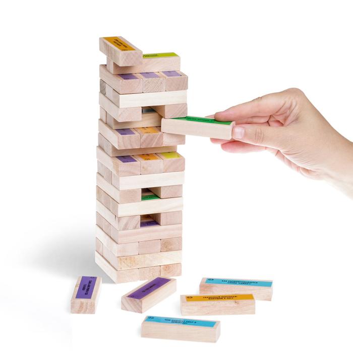 Игра падающая башня развивающая "Умная башня"
