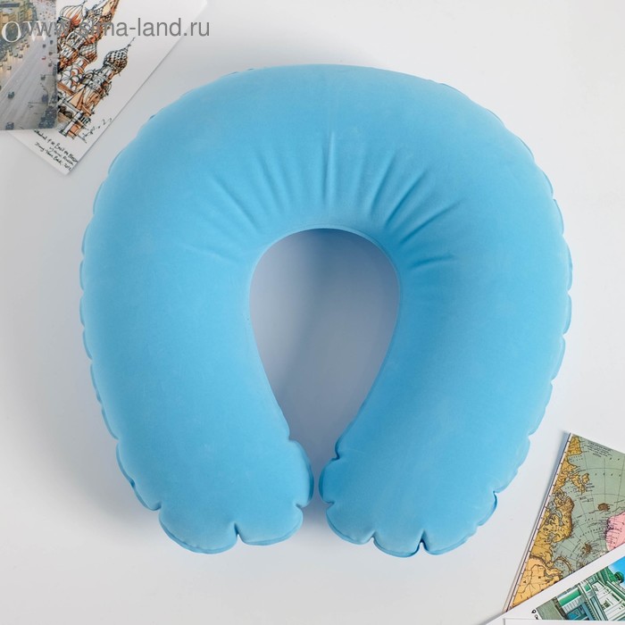 Подголовник Голубой форма овал 105₽