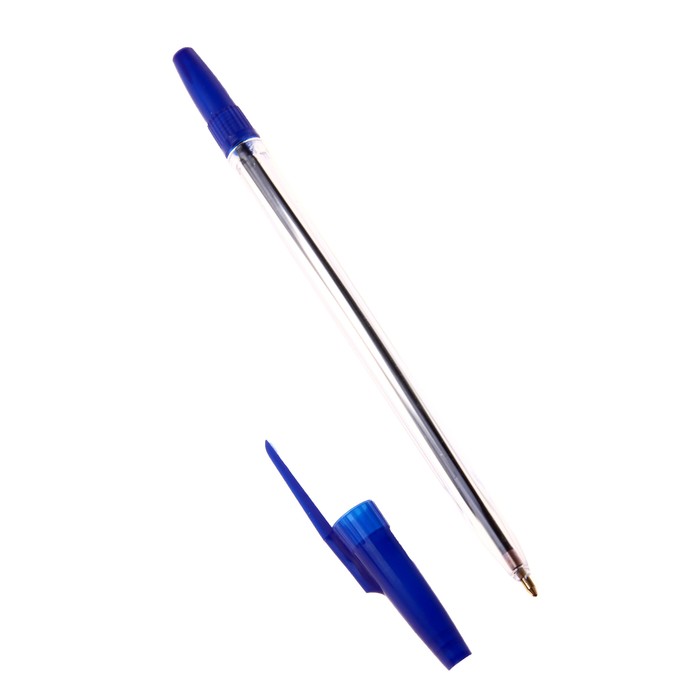Ручка шариковая СТАММ 511, узел 0.7 мм, чернила синие, стержень 152 мм
