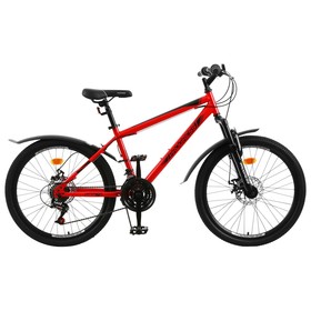 Велосипед 24" Progress модель Stoner Disc RUS, цвет красный, размер 15"