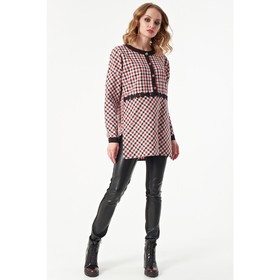 

Туника женская, размер 48, цвет красный