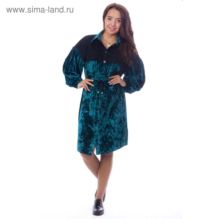 

Платье женское, размер 42, цвет зелёный