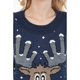 

Джемпер женский, размер 50, цвет синий