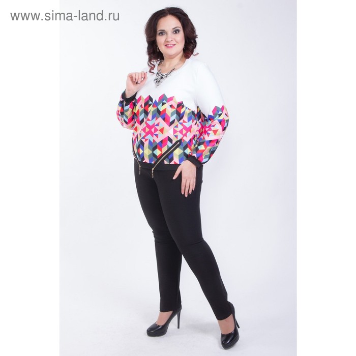 

Блуза женская, размер 58, цвет белый