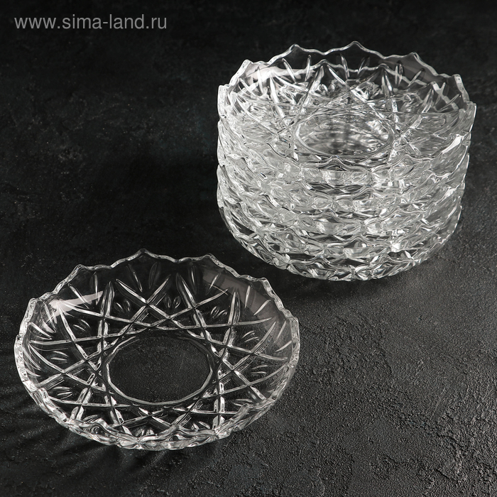 фото Набор тарелок orkideh, d=17,5 см, 6 шт isfahan glass