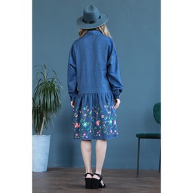 

Платье женское, размер 48, цвет синий