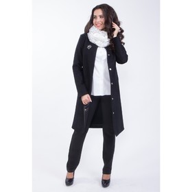 

Пальто женское, размер 42, цвет чёрный