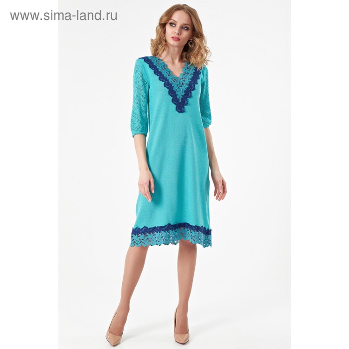 

Платье женское, размер 42, цвет бирюзовый