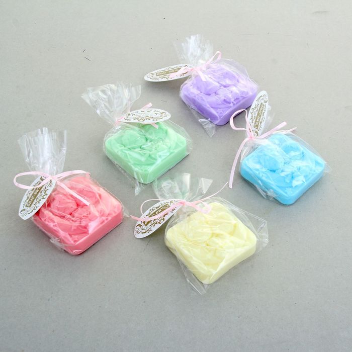 Мыло сувенирное "Малыши", цвета МИКС