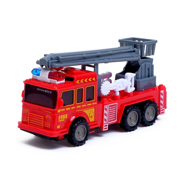 Машина инерционная «Пожарная служба», цвета МИКС в пакете