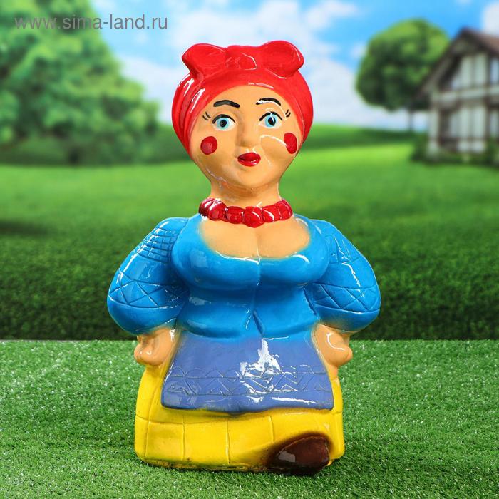 

Садовая фигура "Хозяюшка", глазурь, 41 см, микс