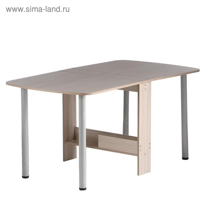фото Стол-книжка кураж, 185/1550х830х735, ясень шимо светлый