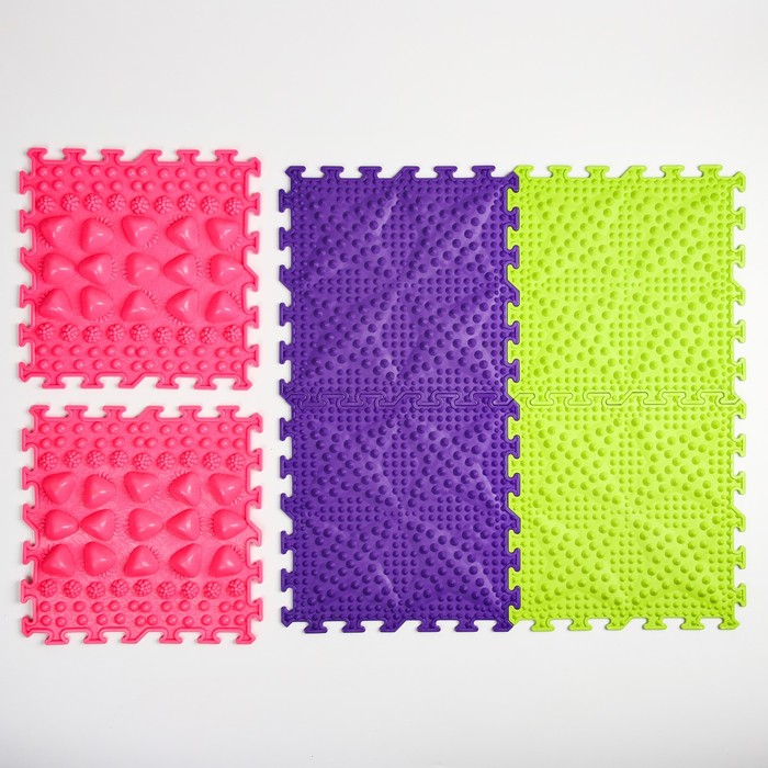 фото Комплект напольный модульный коврик-пазл ортоша "микс" 8 (6 пазлов )