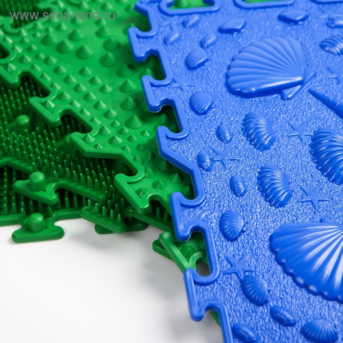 фото Комплект напольный модульный коврик-пазл ортоша "микс" 9 (9 пазлов )