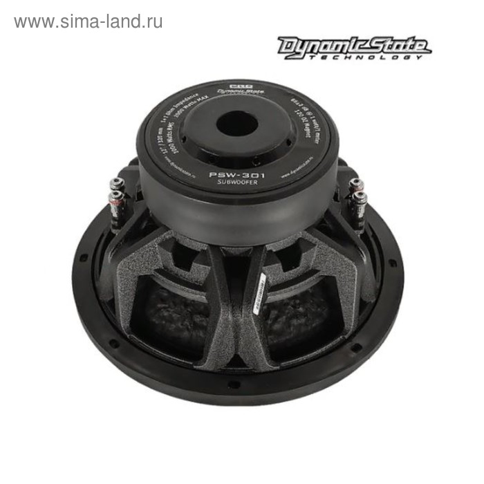

Сабвуфер Dynamic State PSW-301 PRO, 12", 1+1 Ом
