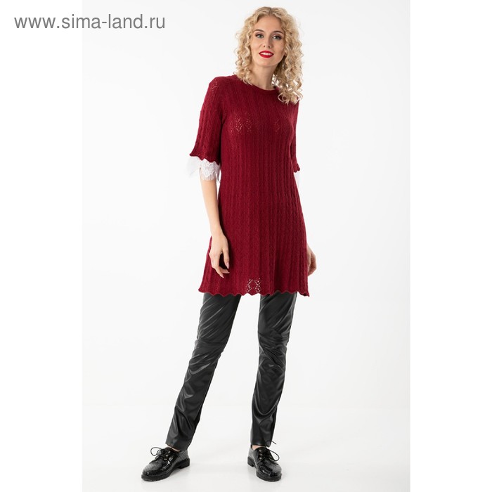 

Платье женское, размер 44, цвет бордовый