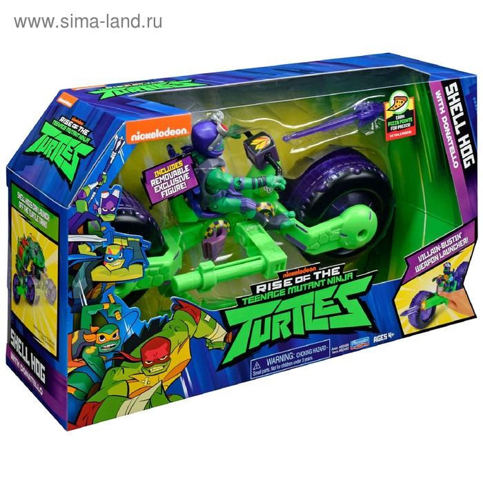 Мотоцикл с фигуркой Донни 2656₽