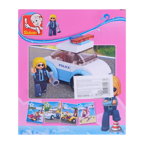 

Конструктор Розовая Мечта «Девочка полицейский», 68 деталей