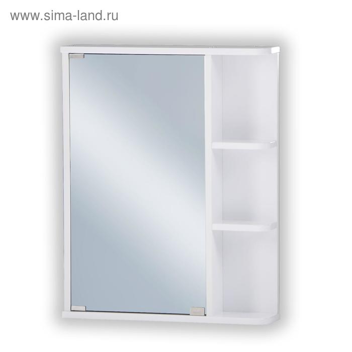 Зеркало-шкаф для ванной комнаты Стандарт 55 правый, 70 см х 55 см х 12 см