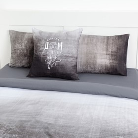 

Постельное белье Этель 2 сп Black grade 175*215 см, 200*220 см, 50*70 см - 2 шт