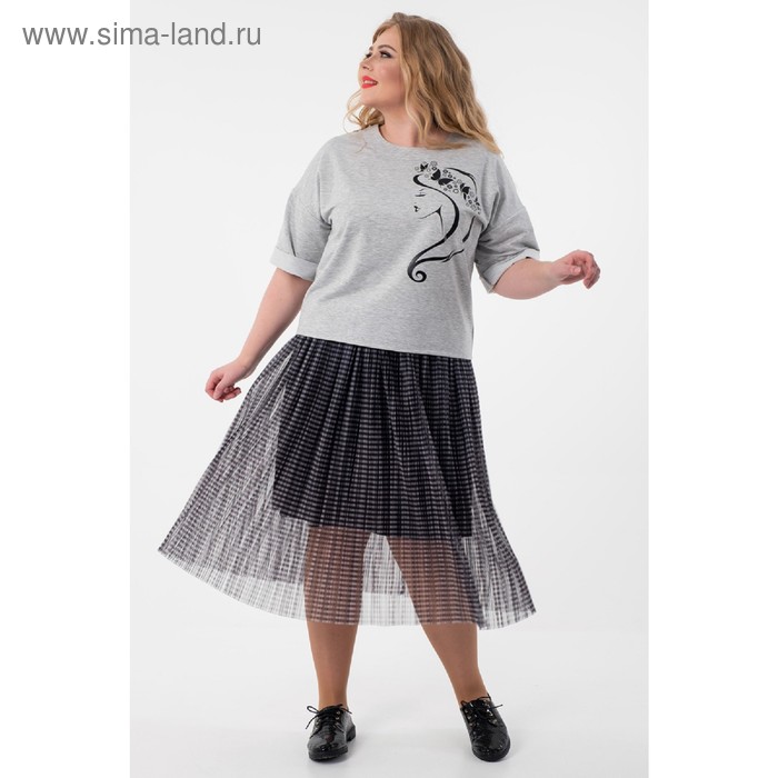 

Юбка женская, размер 54, цвет чёрный