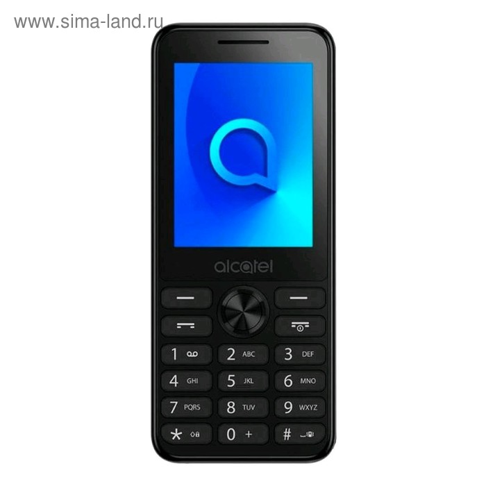 фото Сотовый телефон alcatel 2003d onetouch, 2.4", 0.3мп, 2 sim, microsd, темно-серый
