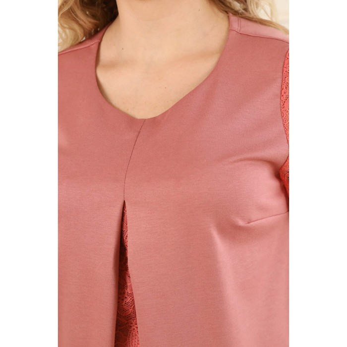 

Платье женское, размер 62, цвет персиковый