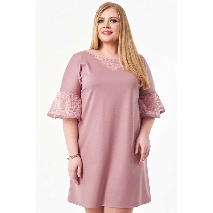 

Платье женское, размер 58, цвет розовый