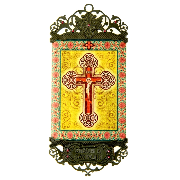 Икона-хоругвь "Крест Господень"