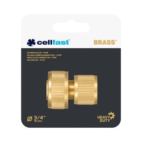 

Коннектор - стоп BRASS 3/4'' /латунный/