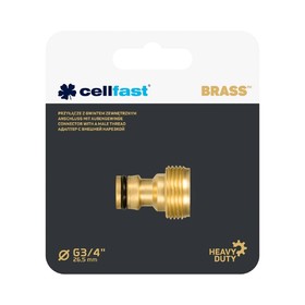 

Адаптер с внешней резьбой BRASS 3/4'' /латунный/