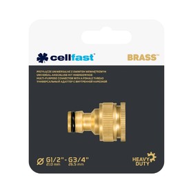 

Адаптер с внутренней резьбой BRASS 3/4''-1/2'' /латунный/