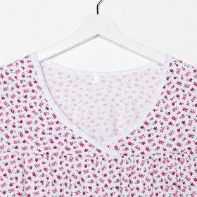 

Сорочка женская, цвет красные ромашки, размер 58