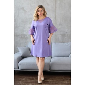 Платье женское, размер 54, цвет фиолетовый