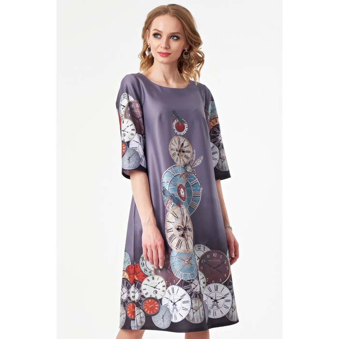 Платье женское, размер 42, цвет фиолетовый
