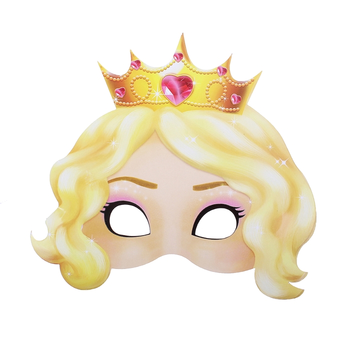 Маска карнавальная "Принцесса"