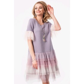 

Платье женское, размер 46, цвет серый