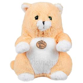 

Мягкая игрушка «Толстый кот», 16 см, цвет персиковый