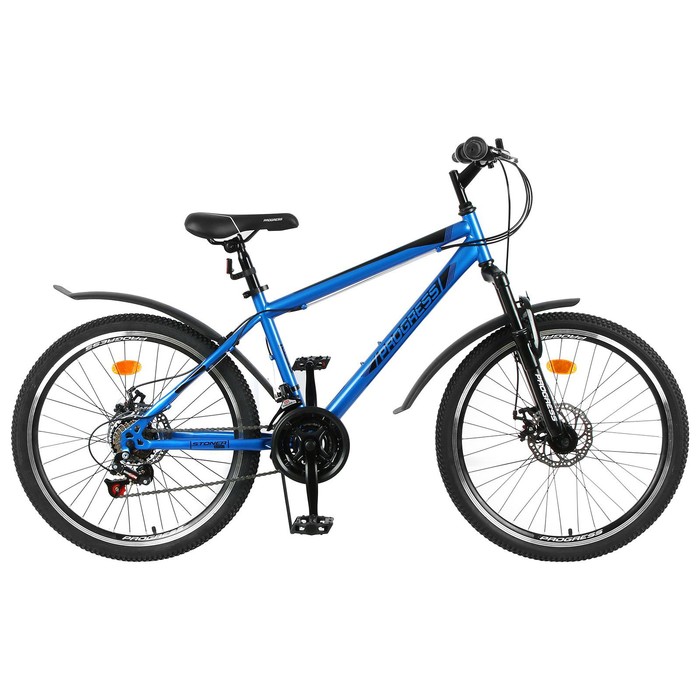 фото Велосипед 24" progress модель stoner disc rus, цвет синий, размер 15"