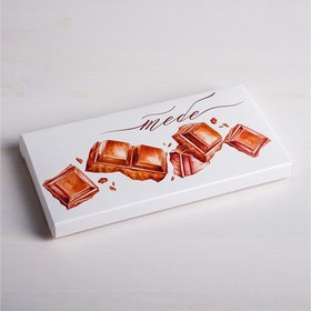 Коробка для шоколада «Тебе», 17,3 × 8,8 × 1,5 см