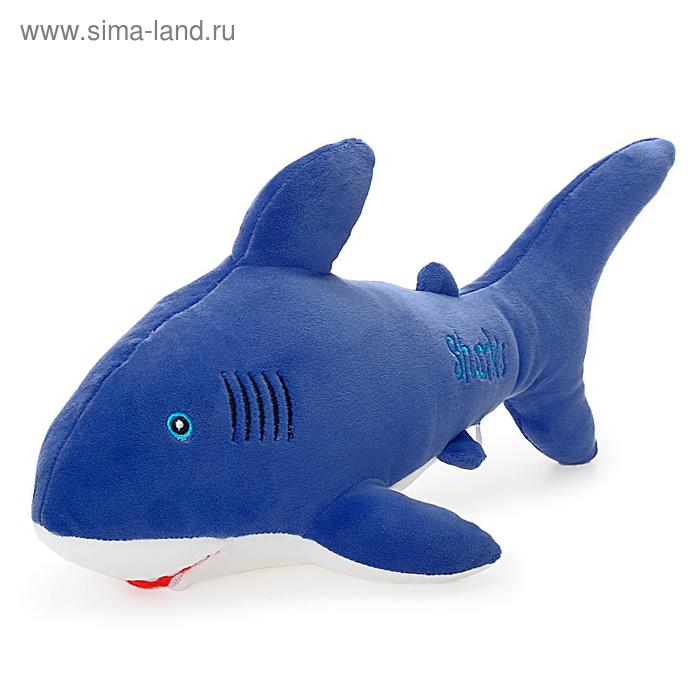Мягкая игрушка «Акула Шарка Софт» синяя, 38 см