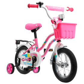 

Велосипед 12" Novatrack Tetris, 2020, цвет розовый