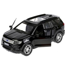 

Машина металлическая Ford Explorer, цвет чёрный, 12 см, открывающиеся двери, инерция