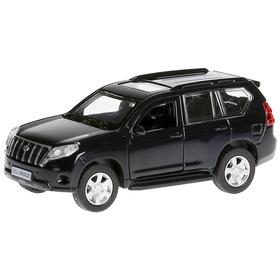 

Машина металлическая Toyota Prado, цвет чёрный, 12 см, открывающиеся двери, инерция