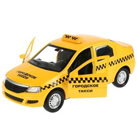 

Машина металлическая Renault Logan, 12 см, открывающиеся двери, инерция