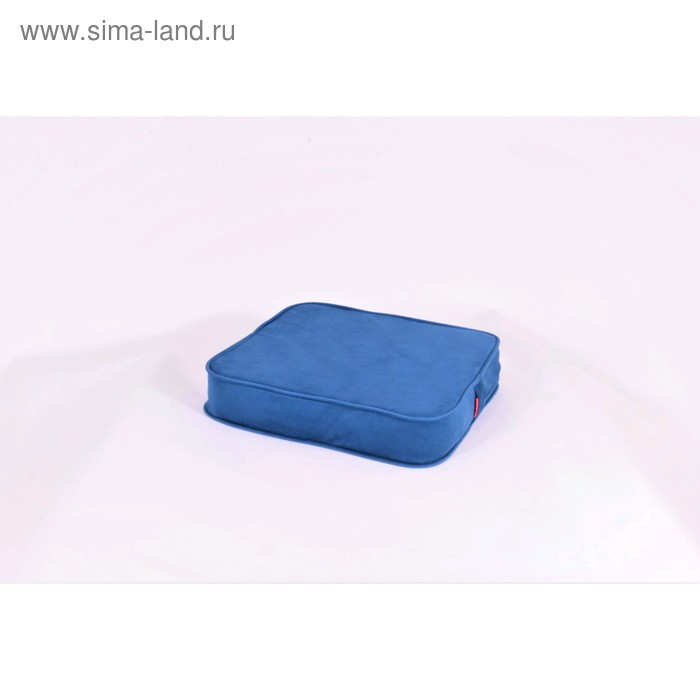 фото Подушка-пуф передвижной «моби», размер 50 × 50 см, синий, велюр wowpuff